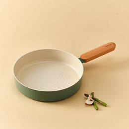 Chảo chống d&iacute;nh LocknLock Suit Sage IH phủ sứ ceramic d&ugrave;ng được bếp từ, bếp gas, bếp hồng ngoại v&agrave; bếp điện